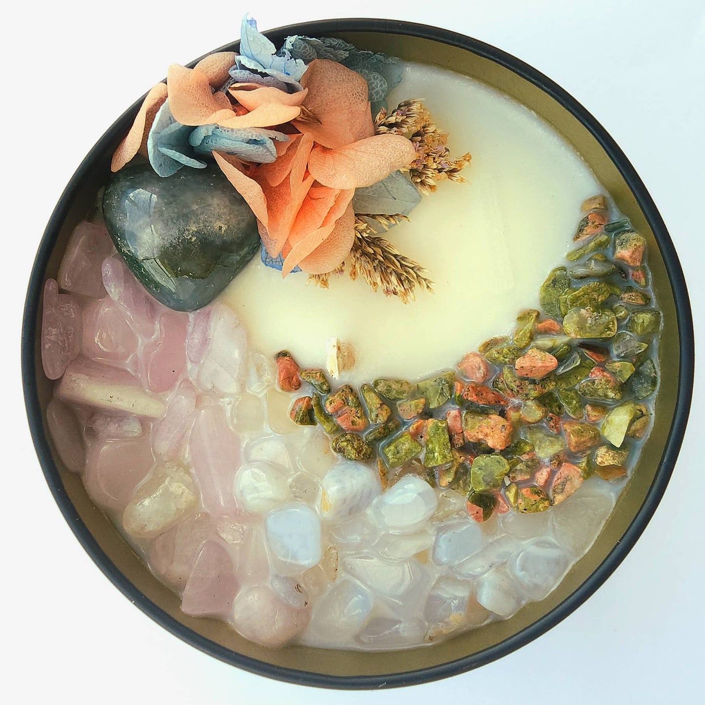 Benzaiten (all that flows) • 8oz Soy Crystal Candle