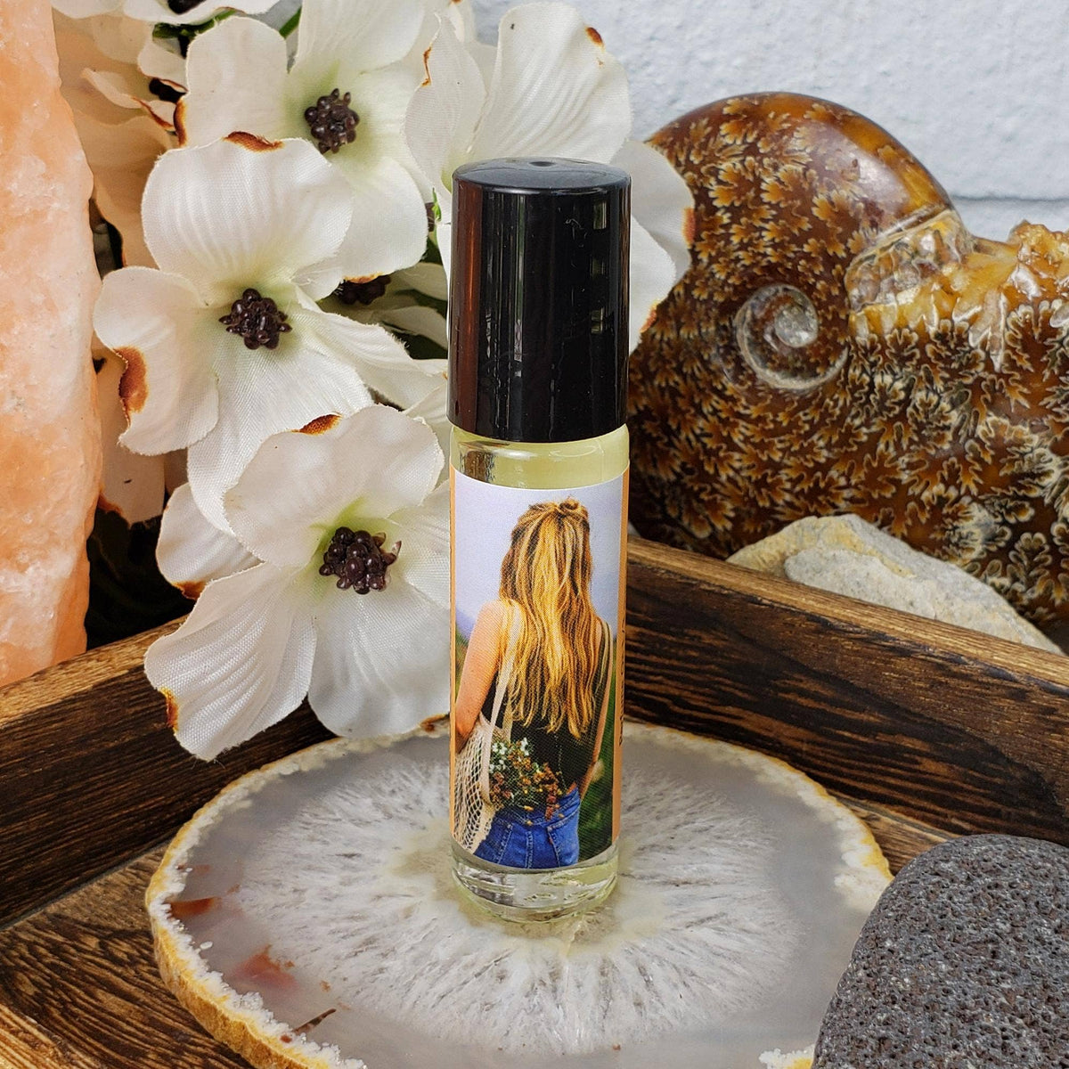River Village White Patchouli Perfume Oil Floral Blend Bergamot Peony Spice