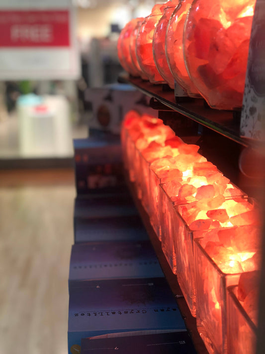 Square Salt Lamp Diffuser With UL Listed Dimmer Cord