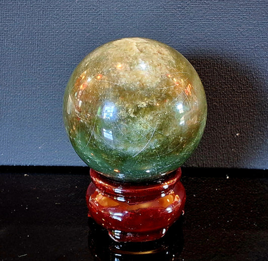 Natural Polished Obsidian Sphere For Meditation Healing