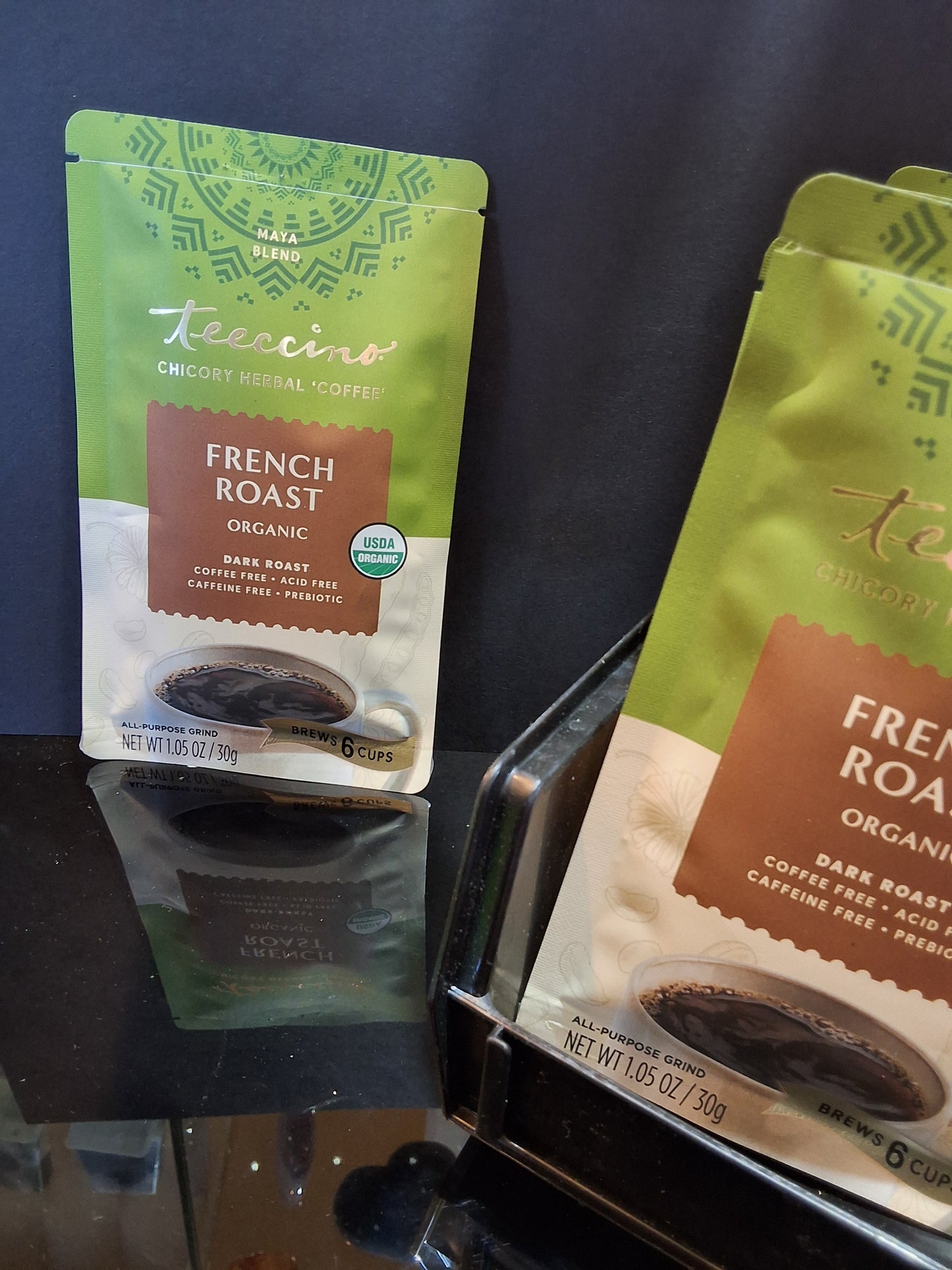 Chicory Herbal French Roast Dark Coffee Rich Smooth