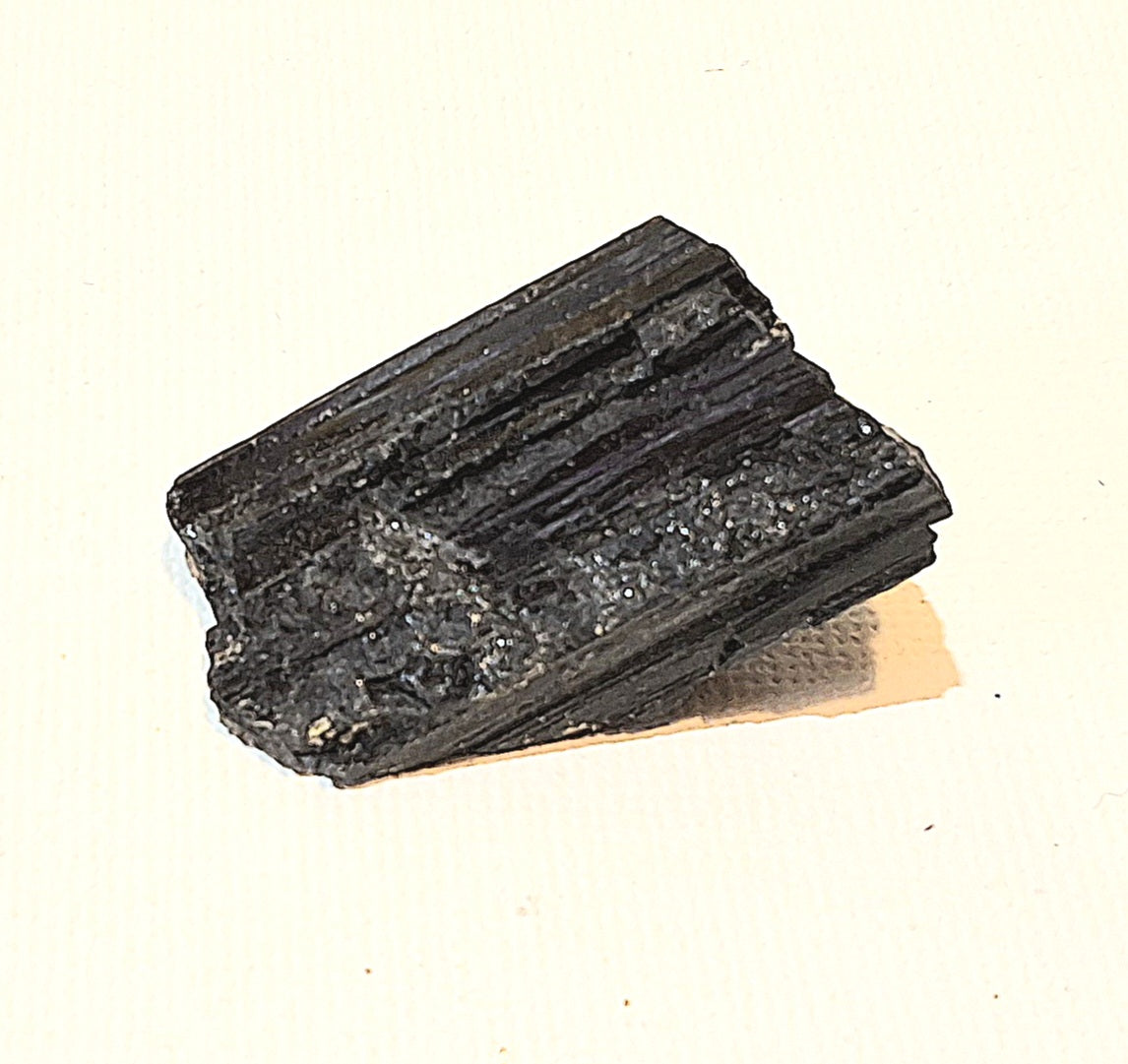 Black Tourmaline Crystal Stone From The Enchanted Bazaar