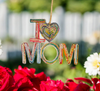 I Love Mom Ornament - Recycled Paper - *Mother's Day*