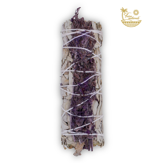 Lavender And White Sage Smudge Sticks Hand Tied Bundles Organic California Grown