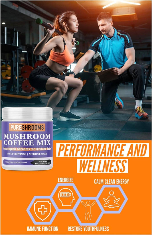 PureShrooms Mushroom Coffee Superfood Blend