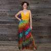 Hand Tie Dyed In Bright Colors Fringe Pants- JD23S-3