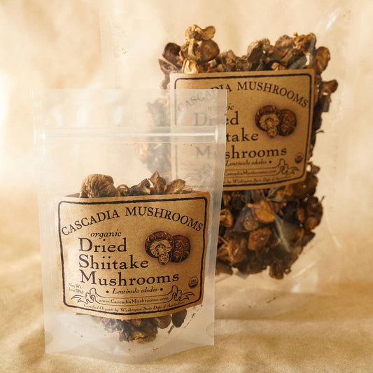 Organic Dried Shiitake Mushrooms - 0510
