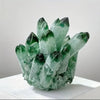 Stunning Green Phantom Quartz Cluster Natural Raw Stone