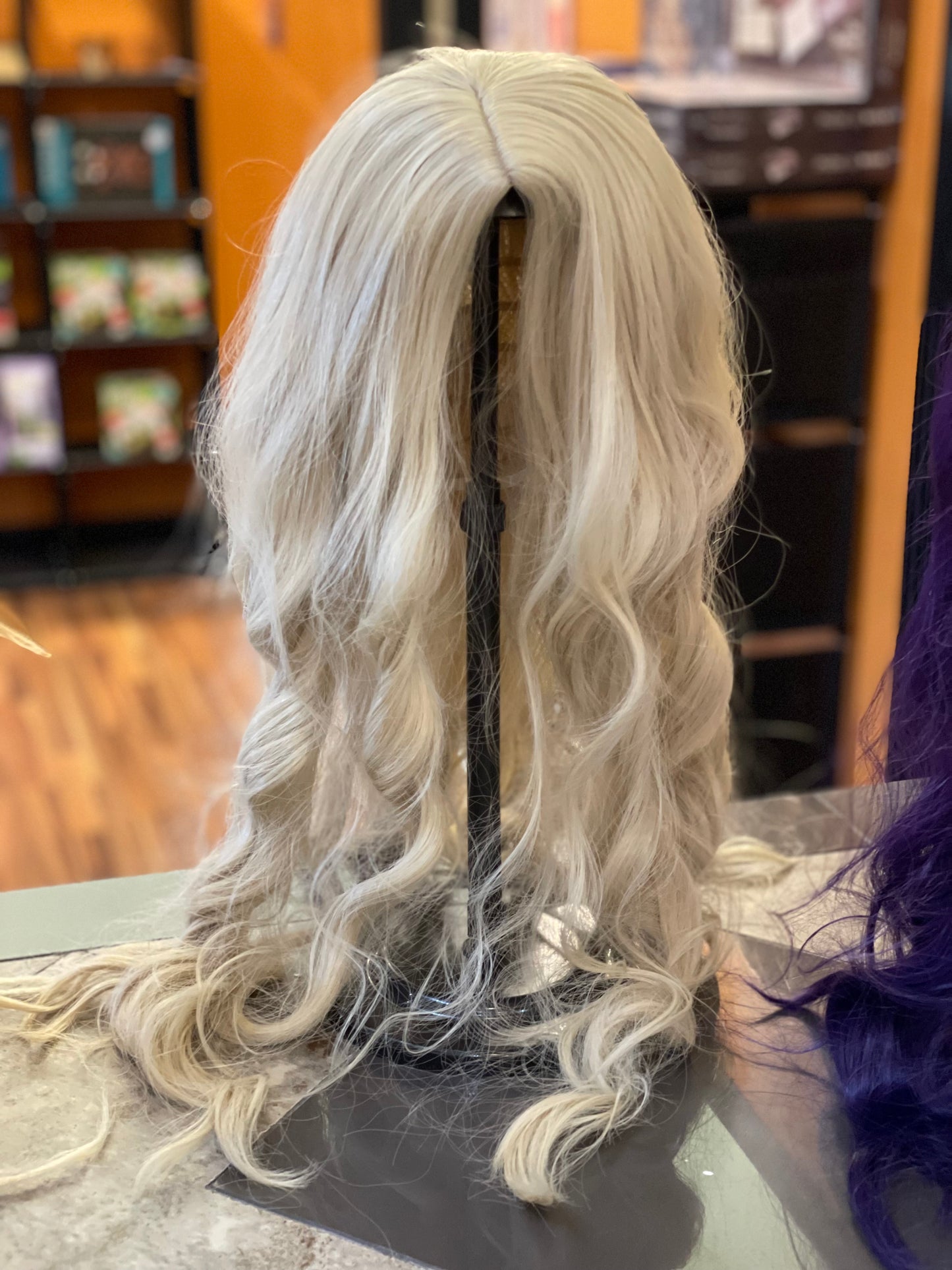 Blonde Long Wig With Silky Strands For Party Ready Look