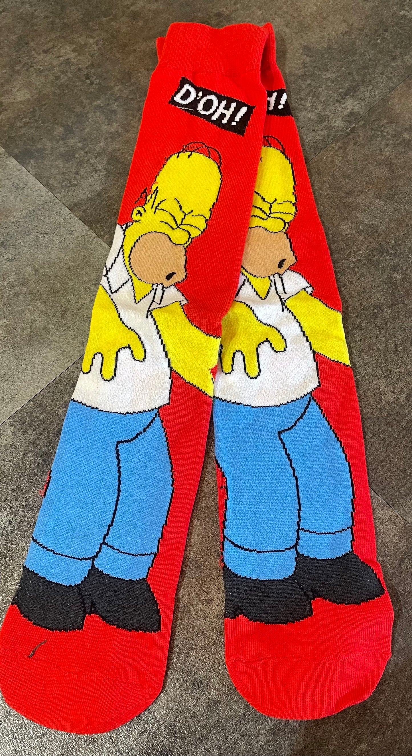 Bart Simpson Calf High Socks For Simpsons Fans And Collectors