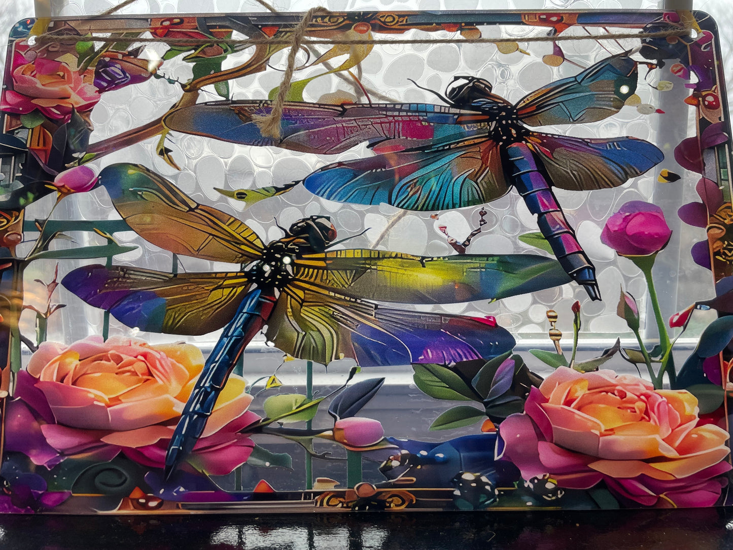 Dragonfly Suncatcher Window Decor For Home And Garden