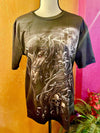 Short Sleeve Black Horse T shirt