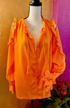 Tangerine Ladies Blouse