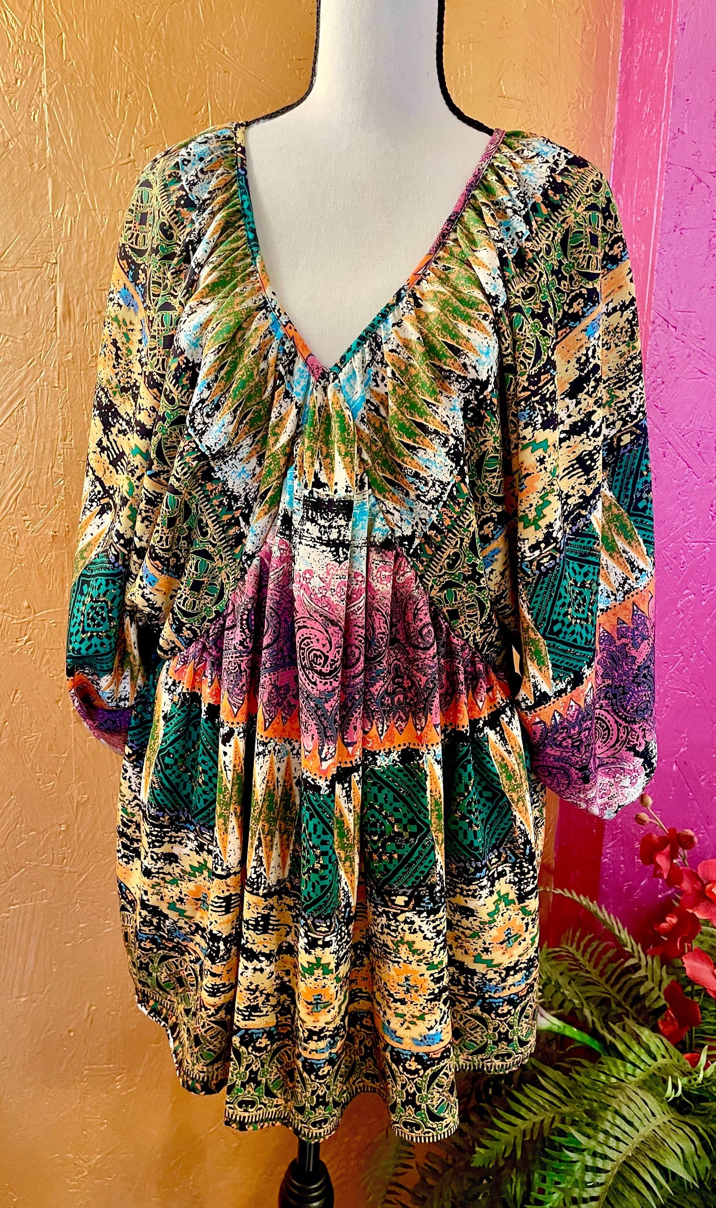 Ladies Multi Print Blouse