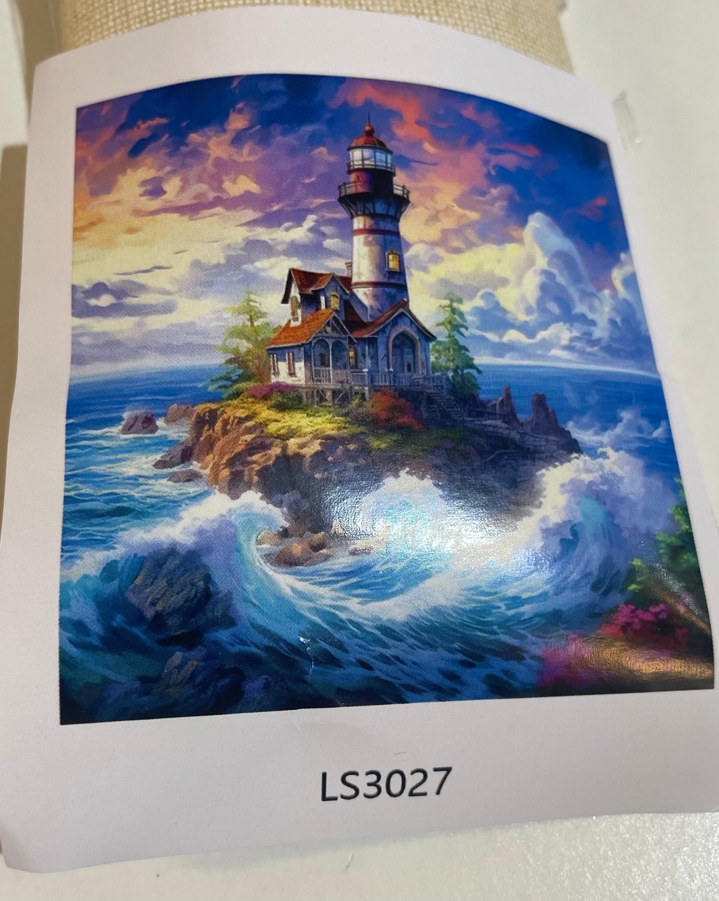"Lighthouse" Paint by Numbers