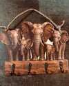 Elephant Wall Key Holder Boho Decor Key Organizer