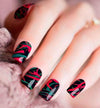 Red Lovely Nail Polish Sticker