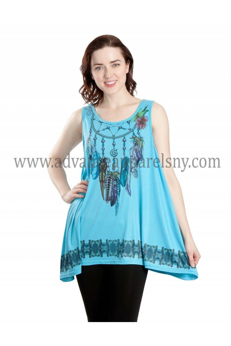 Sleeveless Top One Size Fits Most Available in Blue Black Purple Turquoise White Grey