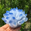 Sky Blue Phantom Quartz Crystal Cluster Natural Healing