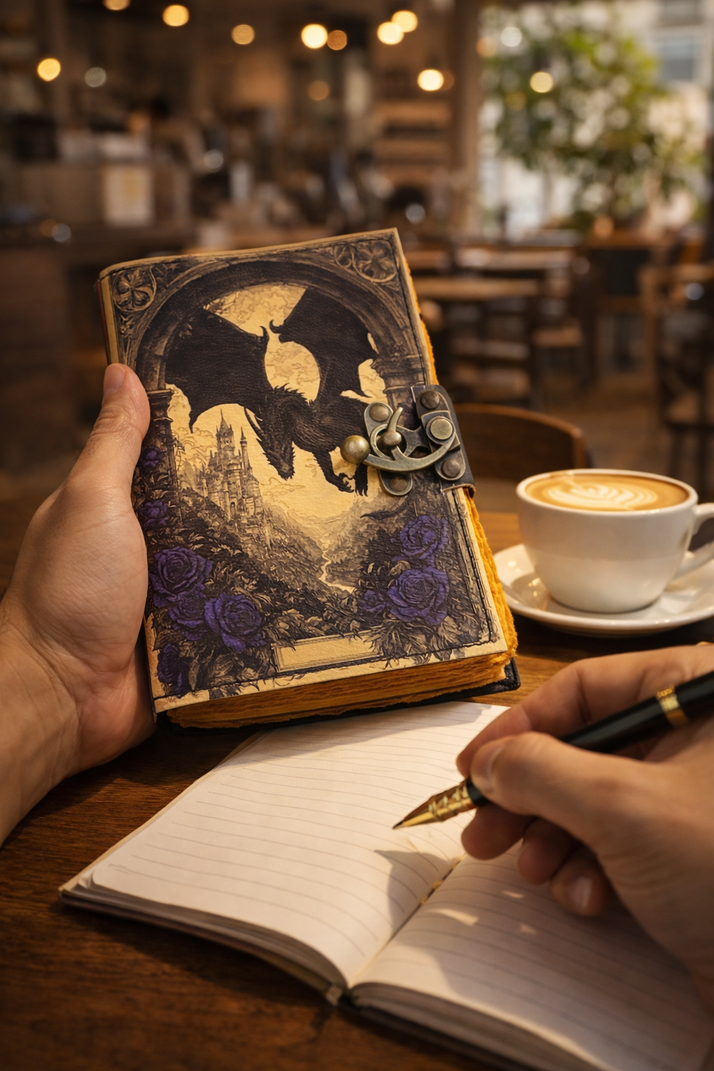 Leather Vintage Handmade Journal Blank Grimoire Notebook Diary Premium Quality