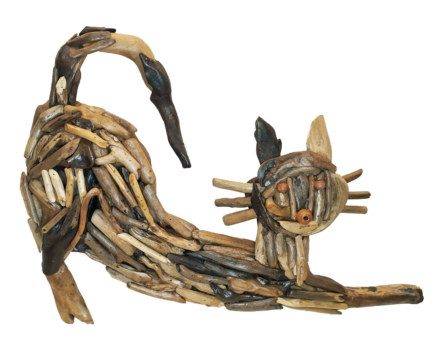 Cat Driftwood Wall Art