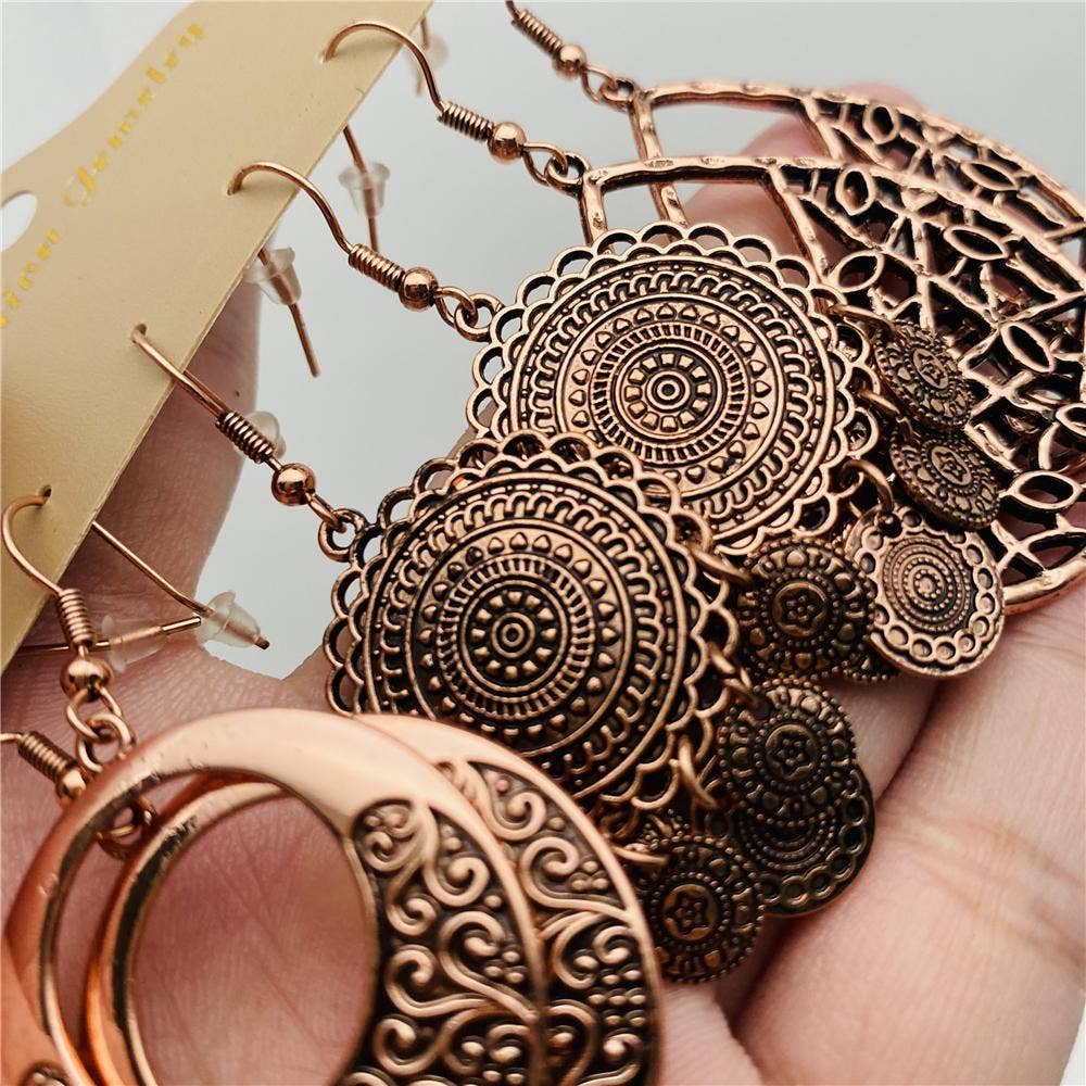 Women Boho Style Earring Set