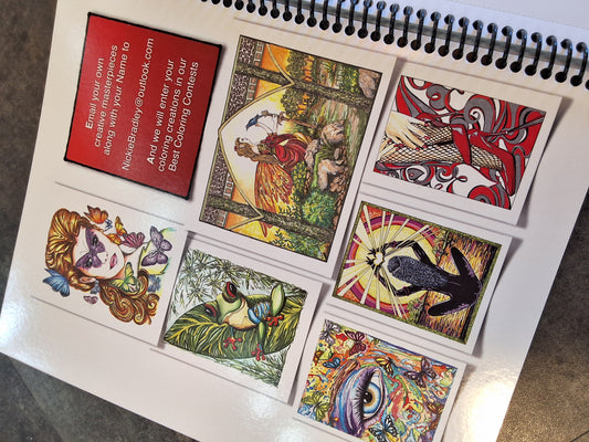 Imagine It Now-Nickie Bradley Coloring Books