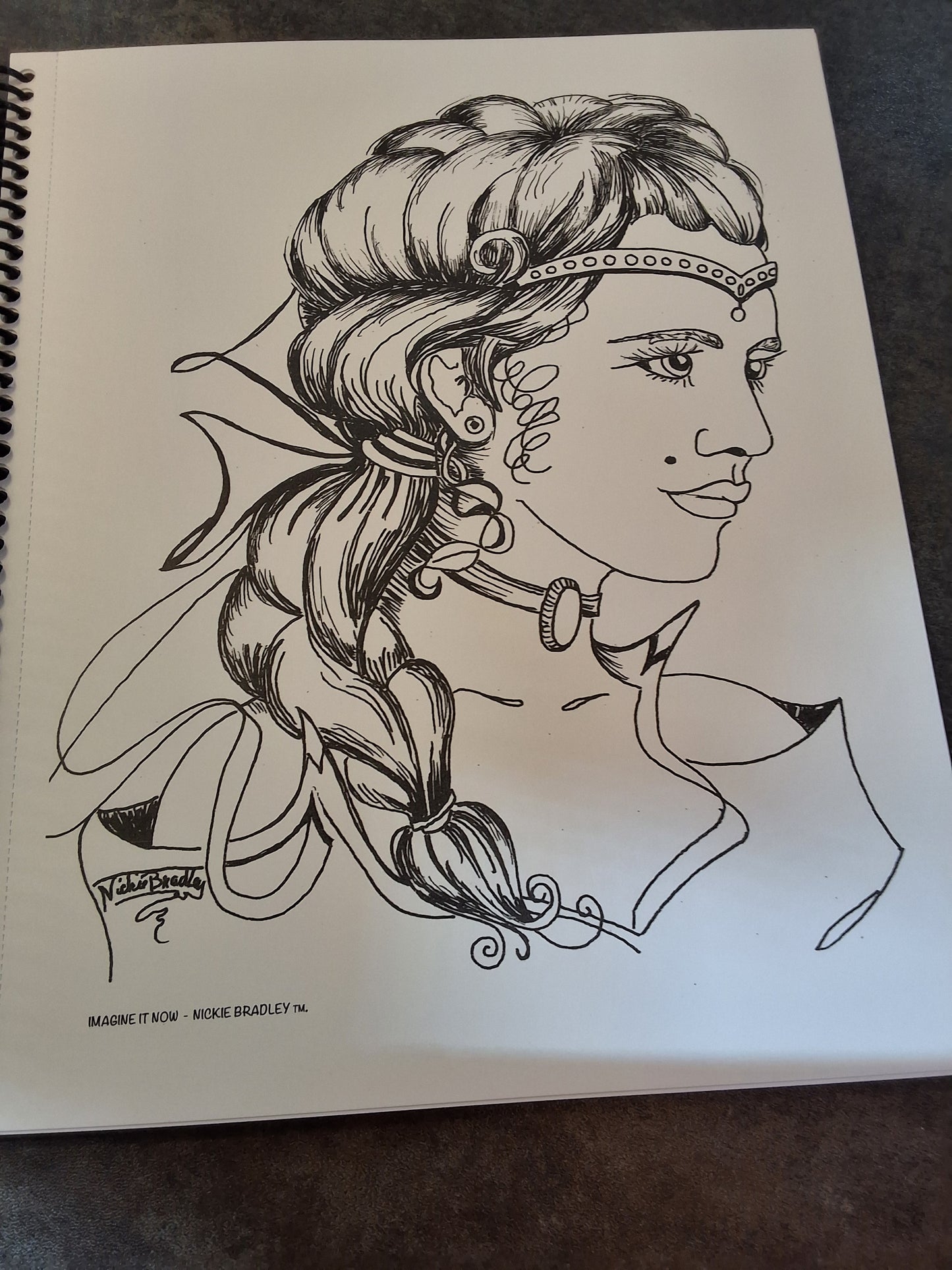 Imagine It Now-Nickie Bradley Coloring Books