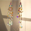 Sun and Moon Crystal Glass Suncatchers Rainbow Colors