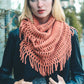 Tassel Fringe Knit Infinity Scarf – Cozy & Stylish 🧣
