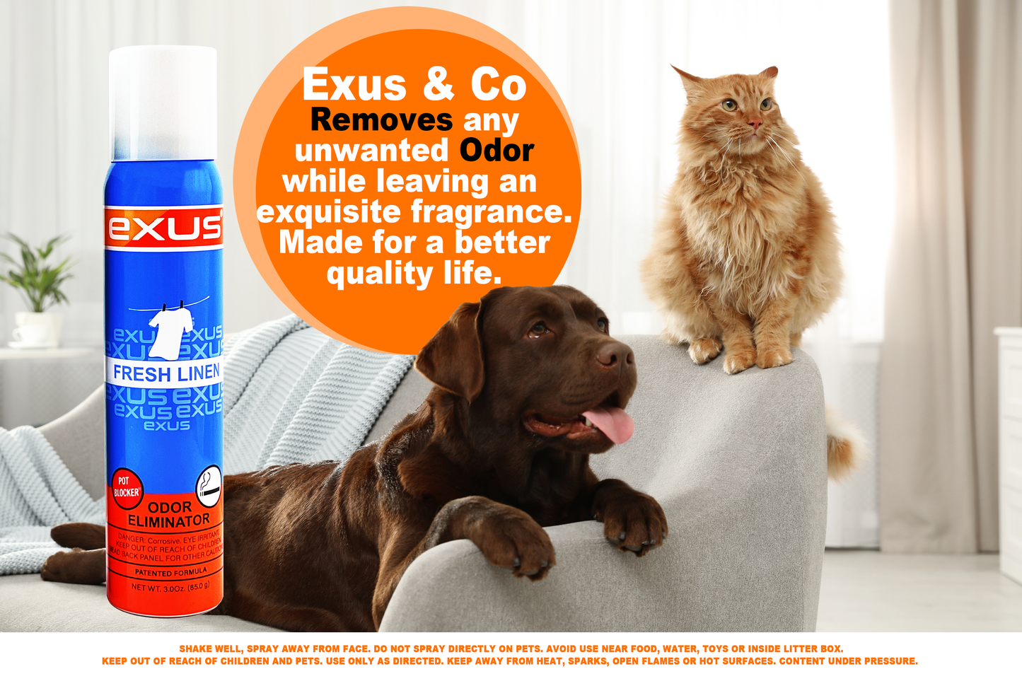 Exus & Co (8 units) Odor Eliminator - Pot Blocker