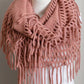 Tassel Fringe Knit Infinity Scarf – Cozy & Stylish 🧣