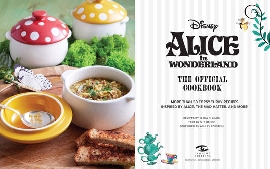 Alice In Wonderland Official Cookbook With Fifty Delicious Recipes