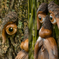 Tree Faces Bird feed