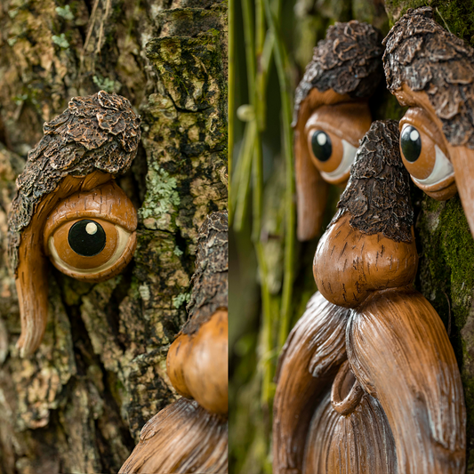Tree Faces Bird feed