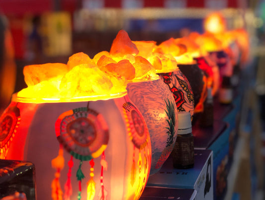 Dream Catchers Salt Lamp Diffuser With UL Listed Dimmer Cord