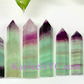 2 Lb Natural Watermelon Fluorite Obelisk Tower Crystal