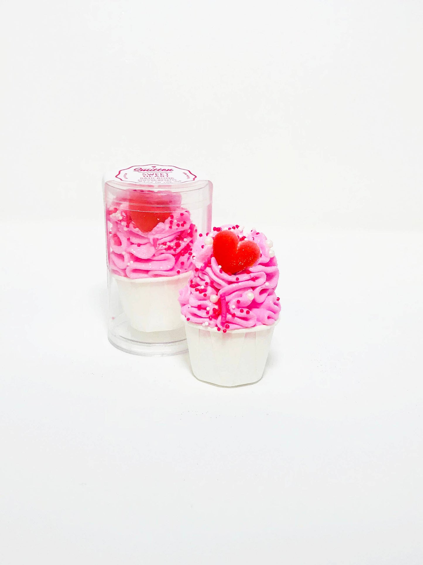 Skinny Mini Sweet Heart Cupcake Bath Bomb - 1211