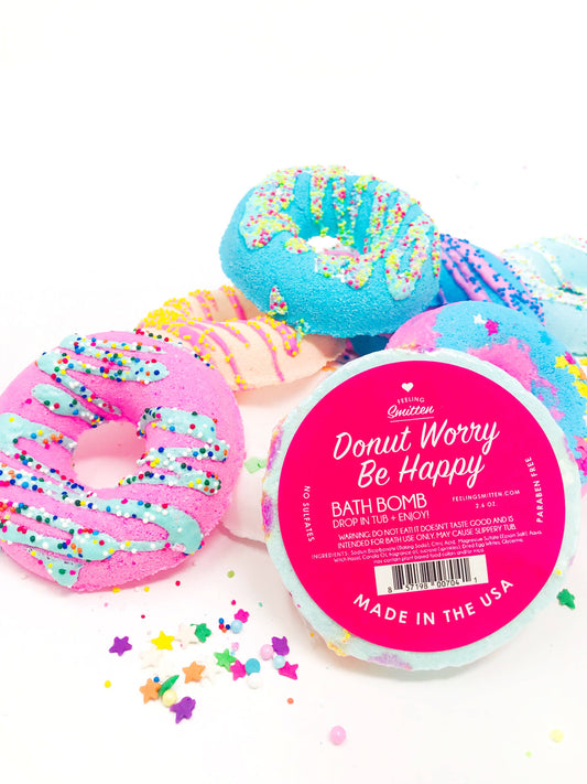 Assorted Donut Bath Bombs Limited Edition