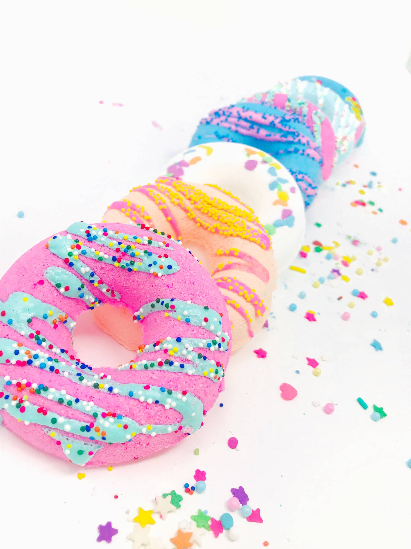 Assorted Donut Bath Bombs Limited Edition