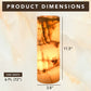 Elegant Handcrafted Onyx Table Lamp - Cylinder showcases premium onyx marble, creating a warm, relaxing ambiance.