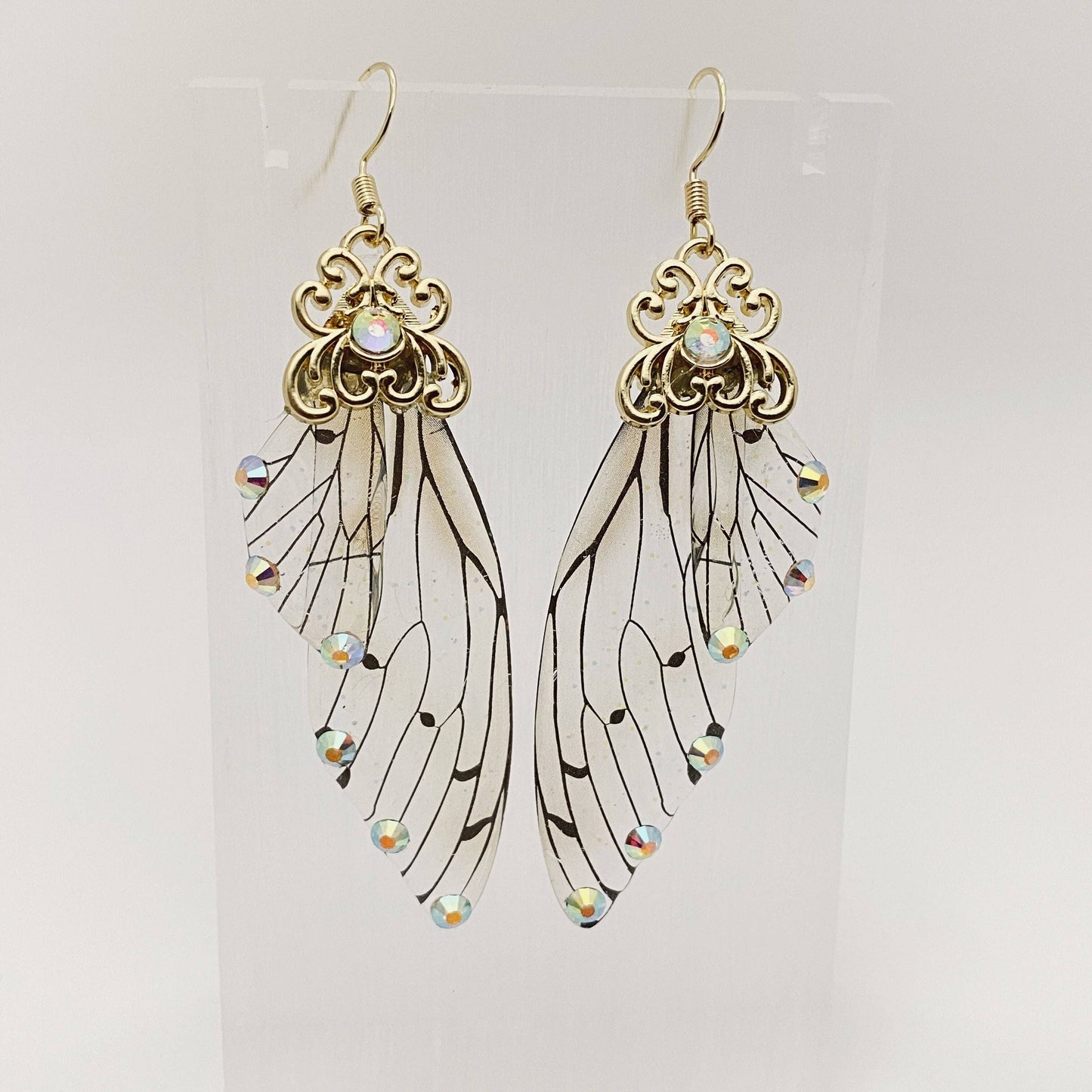 Handmade Fairy Wings Earrings