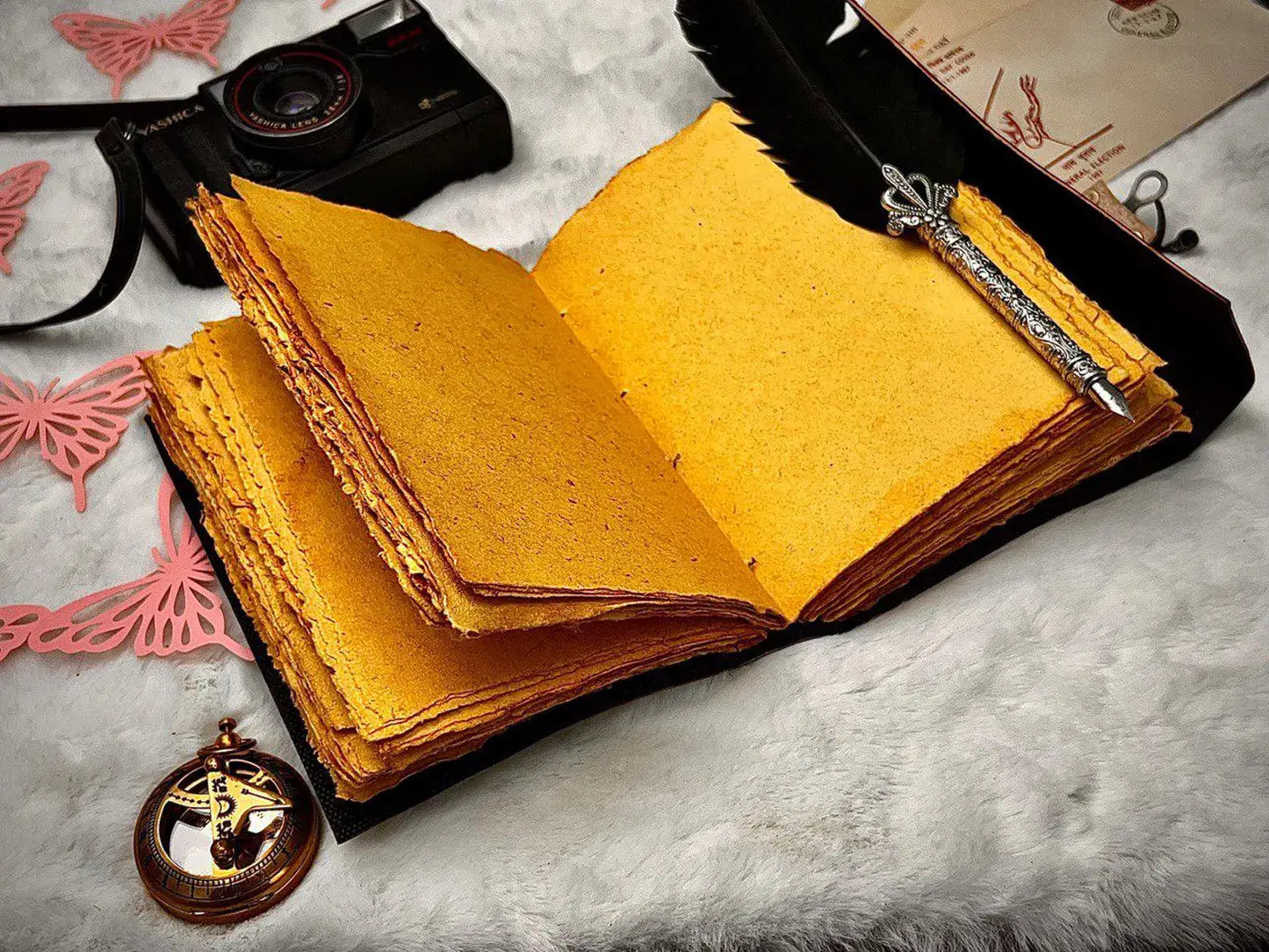 Leather Journal Notebook With Harry Potter Embossed