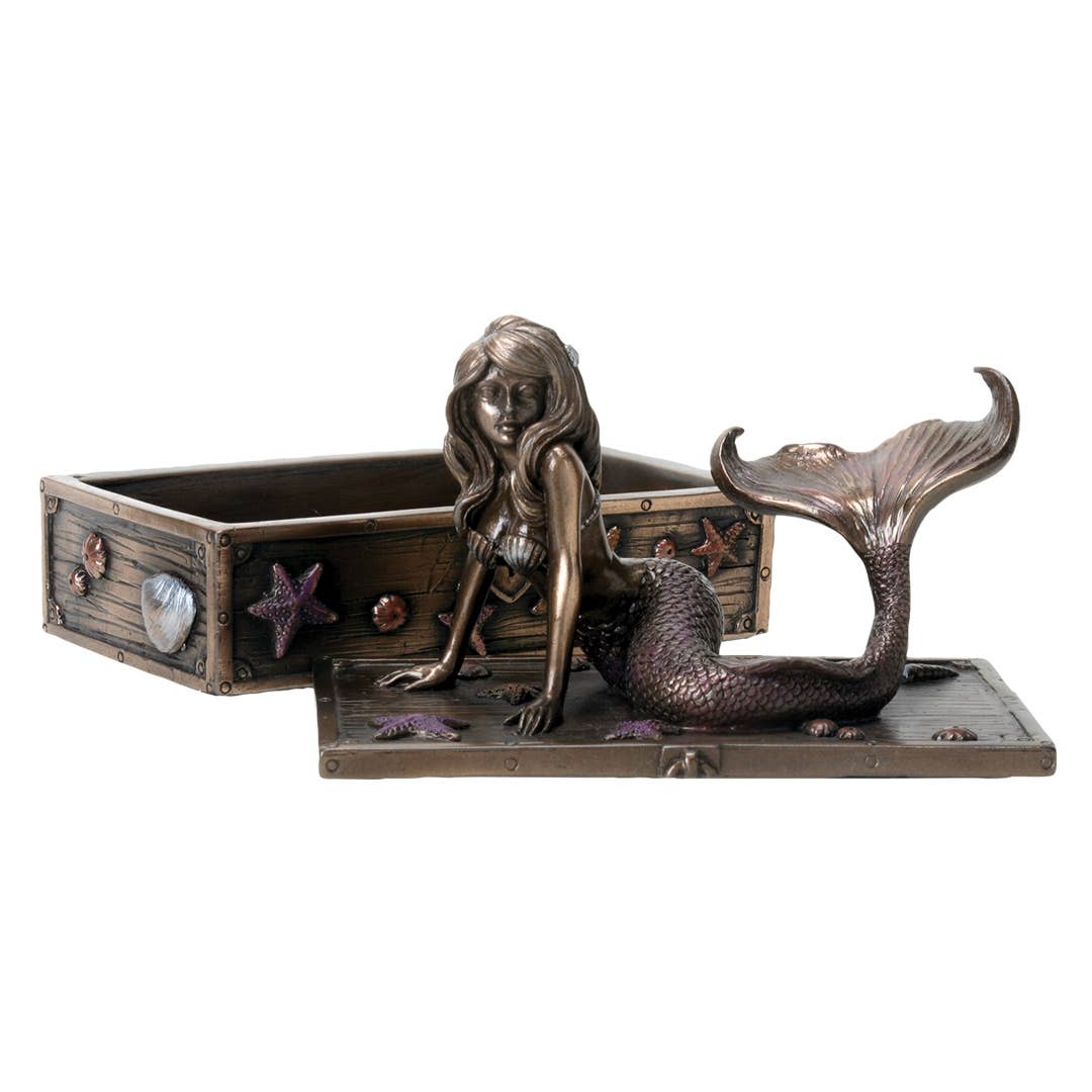 Mermaid on Treasure Trinket Box