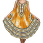 Digital Dashiki Print Sleeveless Umbrella Dress