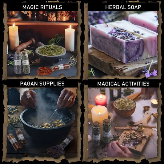 Witchcraft Supplies Dried Herbs Kit For Beginners Starter