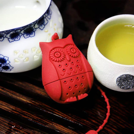 Owl Tea Maker Silicone Tea Drain