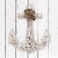 Whitewashed Coastal Scented Potpourri Anchor Wire Decor