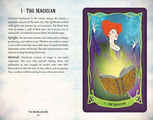 Hocus Pocus Tarot Deck And Guidebook Official Sanderson Sisters