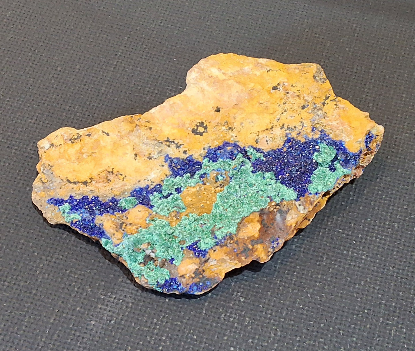 Azurite Stone Deep Blue Copper Mineral Display Specimen